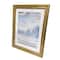 Home 9" x 12" Gold Fredrick Frame with Mat by Studio Décor®